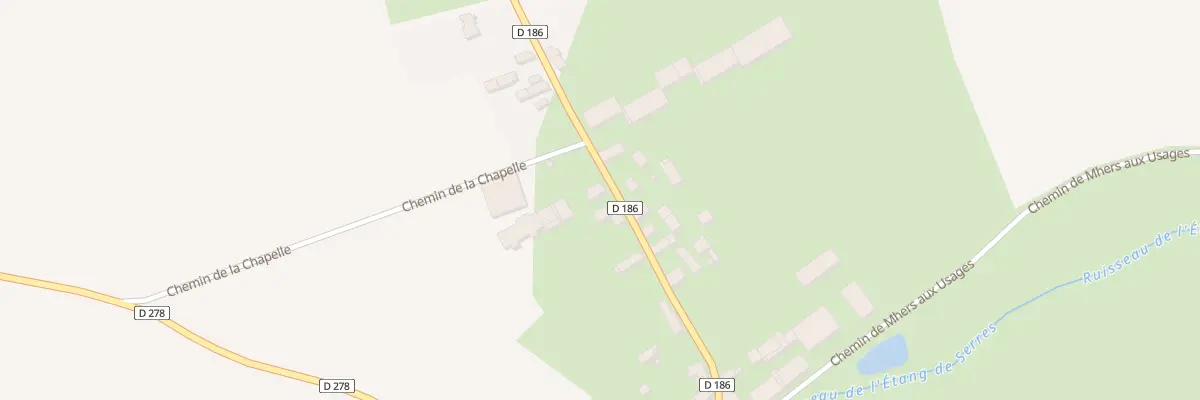Plan du 14 Rte de la Grange Rouge à Cuncy-lès-Varzy