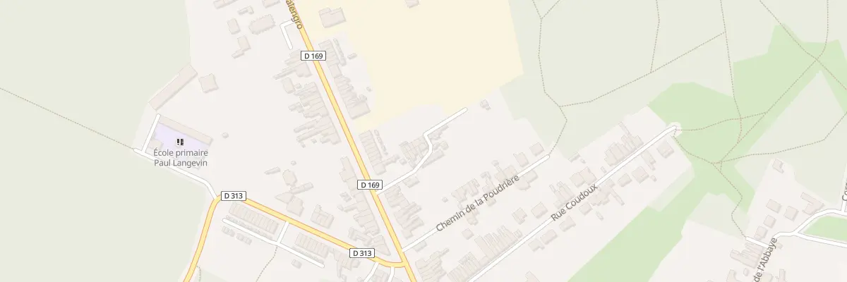 Plan du 6 Rue Salengro Cour Fonderie à Raismes