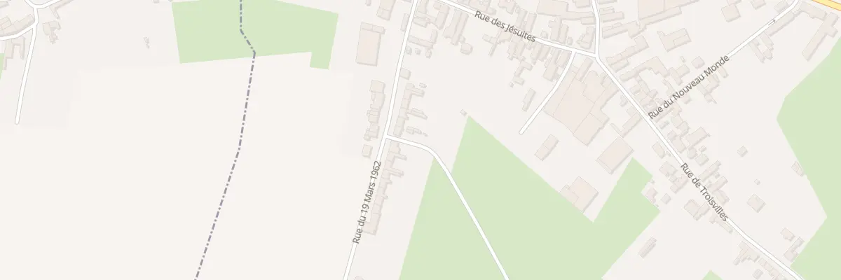 Plan du 19 Rue du 19 Mars 1962 à Inchy