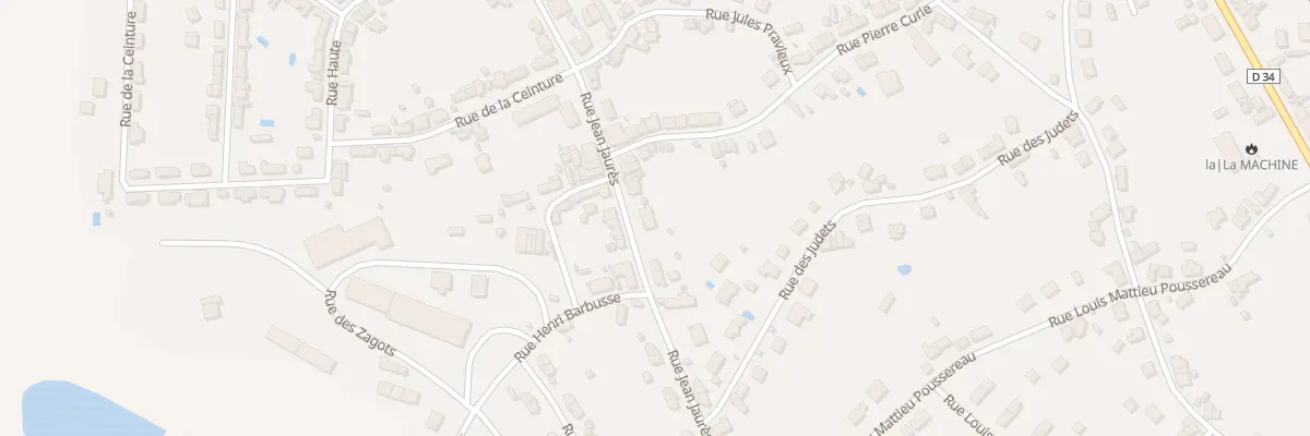 Plan du 40 Rue Jean Jaurès à La Machine