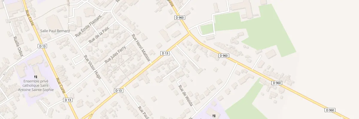 Plan du 3B Rue Jean Moulin à Bohain-en-Vermandois