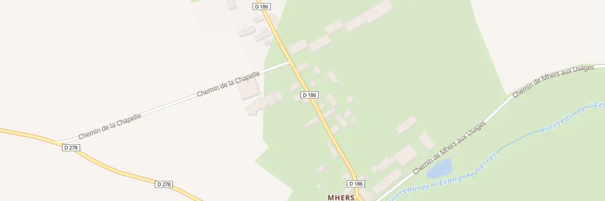 Plan du 16 Rte de la Grange Rouge à Cuncy-lès-Varzy
