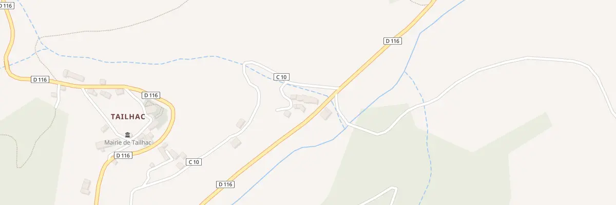 Plan du 5016 Le Bourg à Tailhac
