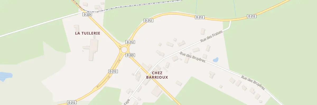 Plan du 14 Rte de la Croix de Bort Rd212 à Bort-l’Étang