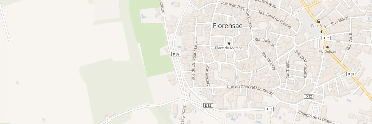 Plan du 61 Bd Camille Mondou à Florensac
