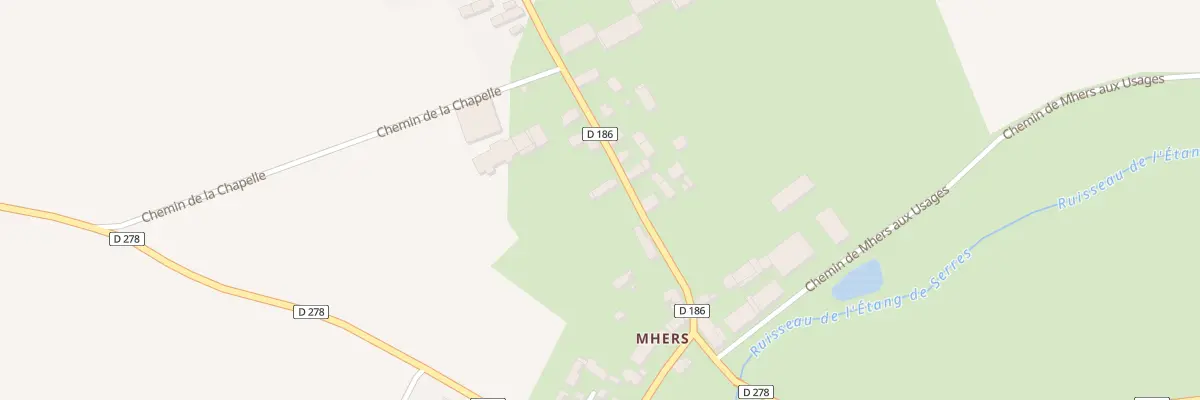 Plan du 18 Rte de la Grange Rouge à Cuncy-lès-Varzy