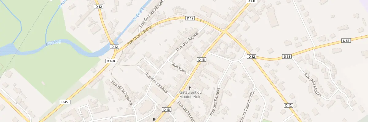Plan du 20 Rue Blondel à Ribemont
