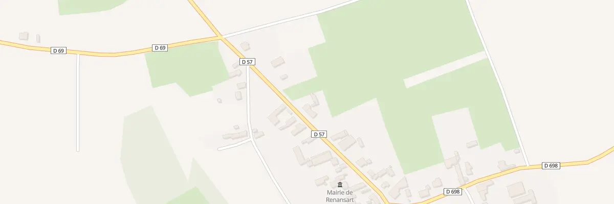 Plan du 27 Rue Monseigneur Coquart à Renansart