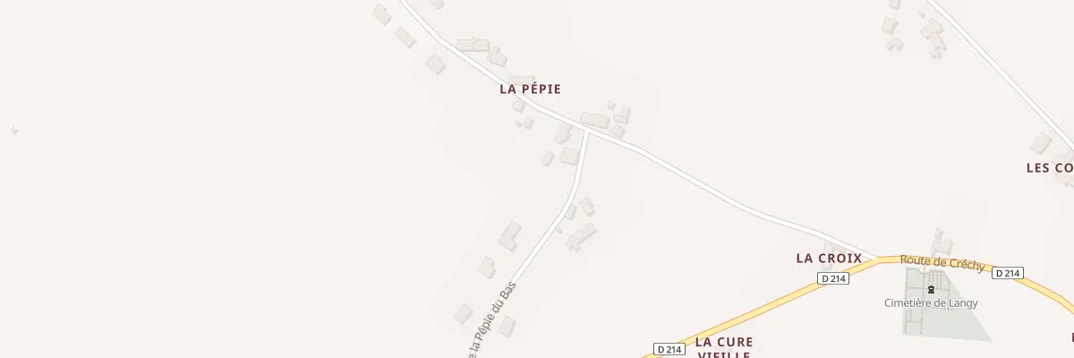 Plan du 15 Rue de la Pepie du Bas à Langy