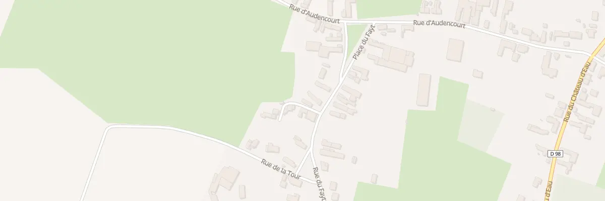 Plan du 2 Imp du Fayt à Troisvilles