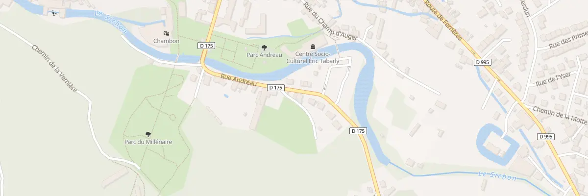 Plan du 40 Rue Andreau à Cusset