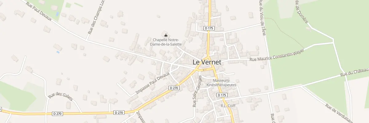 Plan du 4 Rue Paul Devaux au Vernet