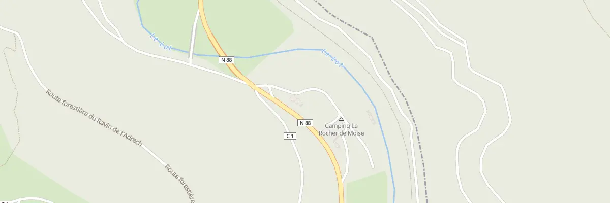 Plan du 5001 Le Pont Neuf à Balsièges