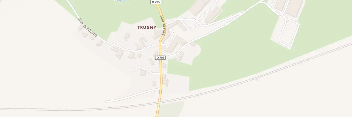 Plan du 1 Rue de la Rougiere à Bruyères-sur-Fère