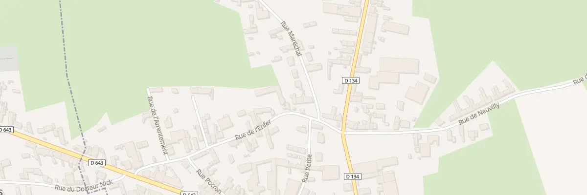 Plan du 39 Rue de l’Enfer à Inchy