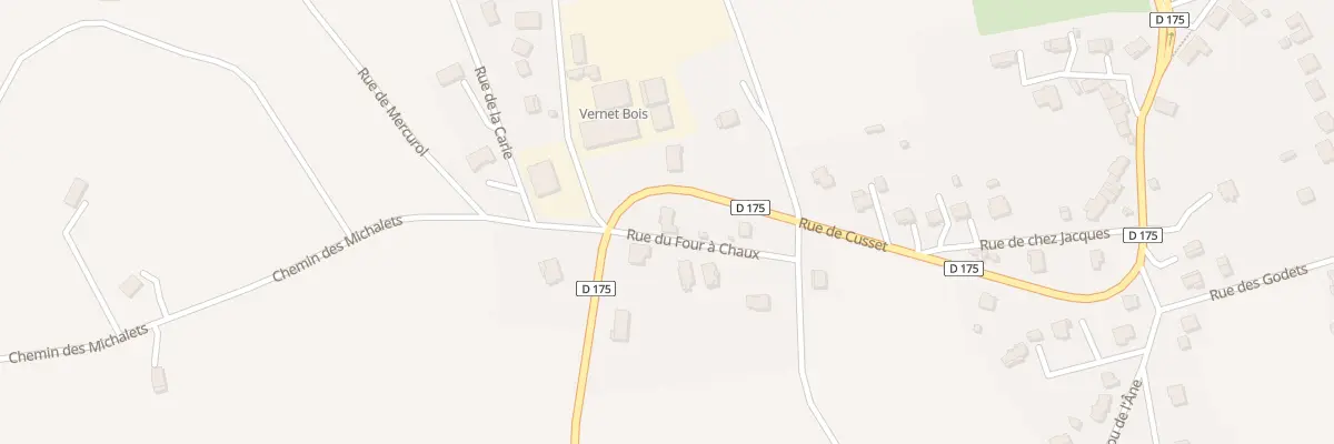 Plan du 1 Rue du Four à Chaux au Vernet