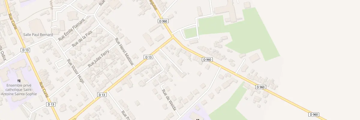 Plan du 1B Rue Jean Moulin à Bohain-en-Vermandois