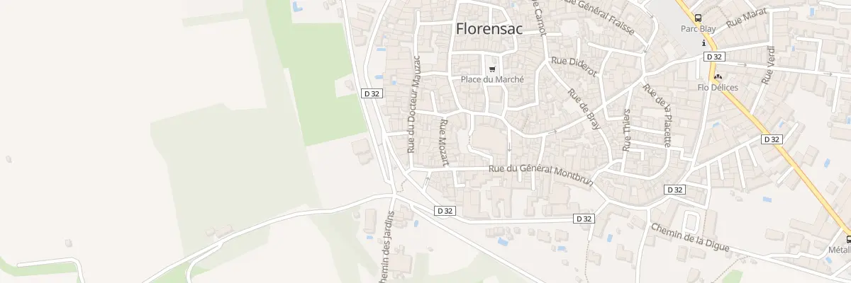Plan du 6 Rue Docteur Mauzac à Florensac