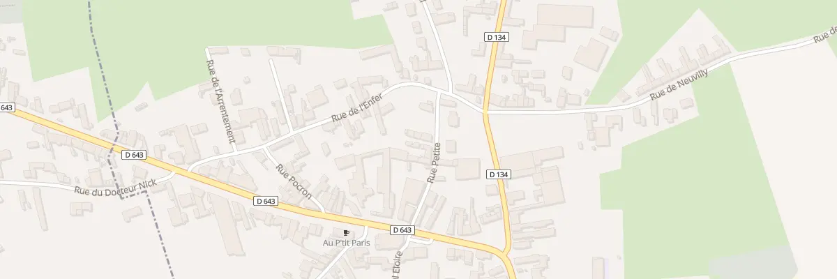 Plan du 5 Rue Petite à Inchy