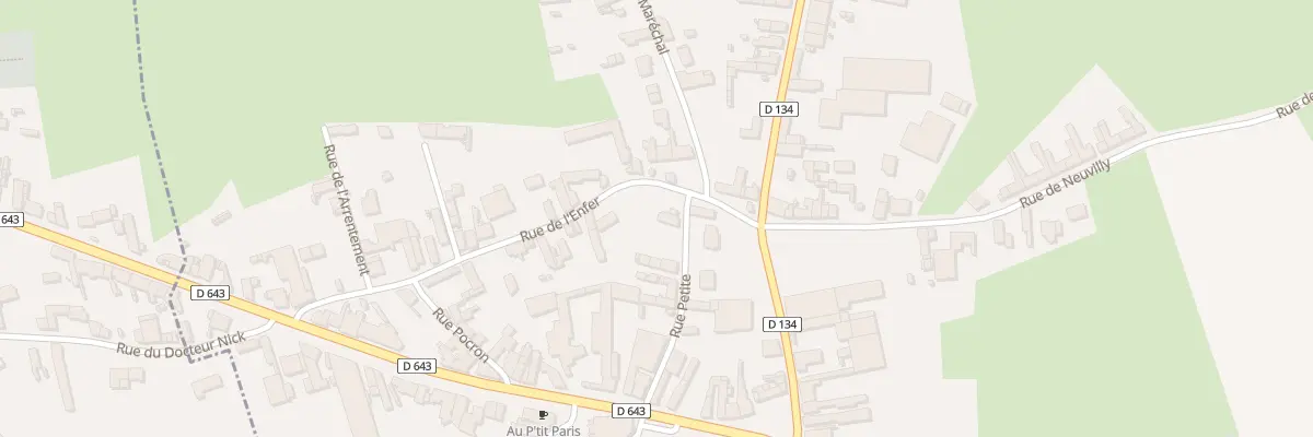 Plan du 9 Rue Petite à Inchy