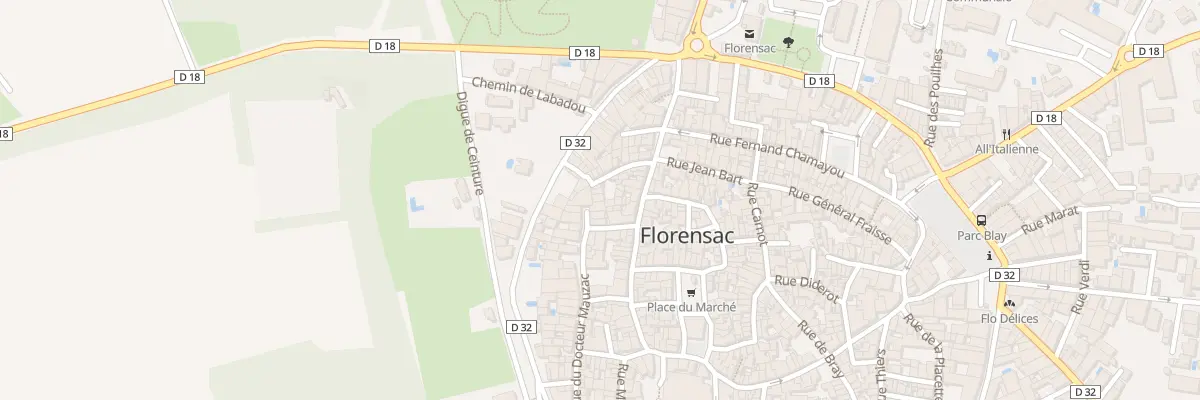 Plan du 19 Rue Moliere à Florensac