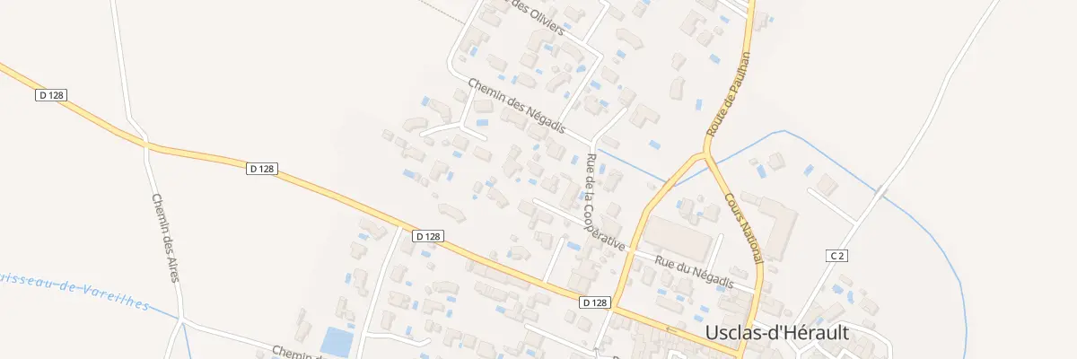 Plan du 1T Rue de la Cooperative à Usclas-d’Hérault