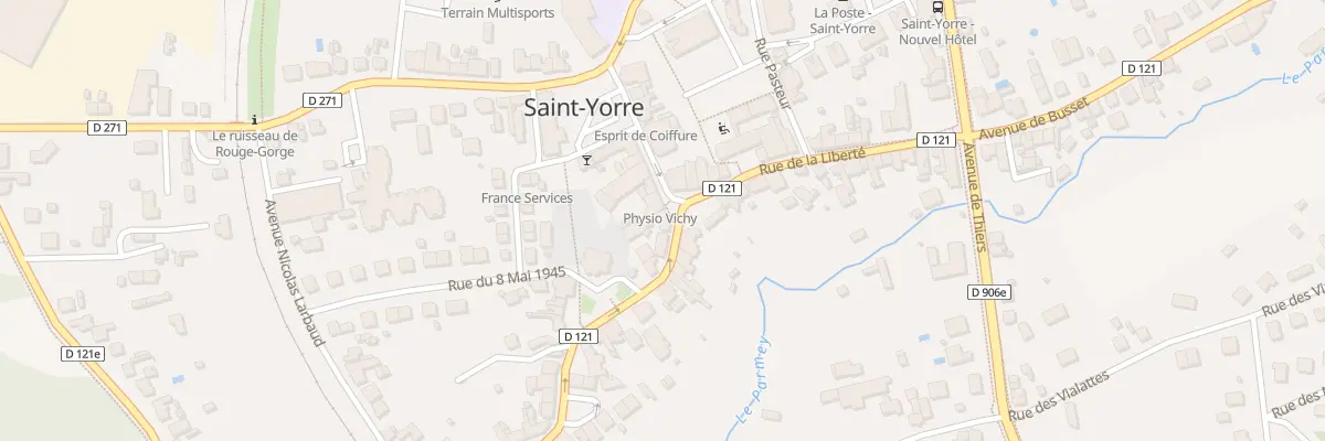 Plan du 14 Rue de la République à Saint-Yorre