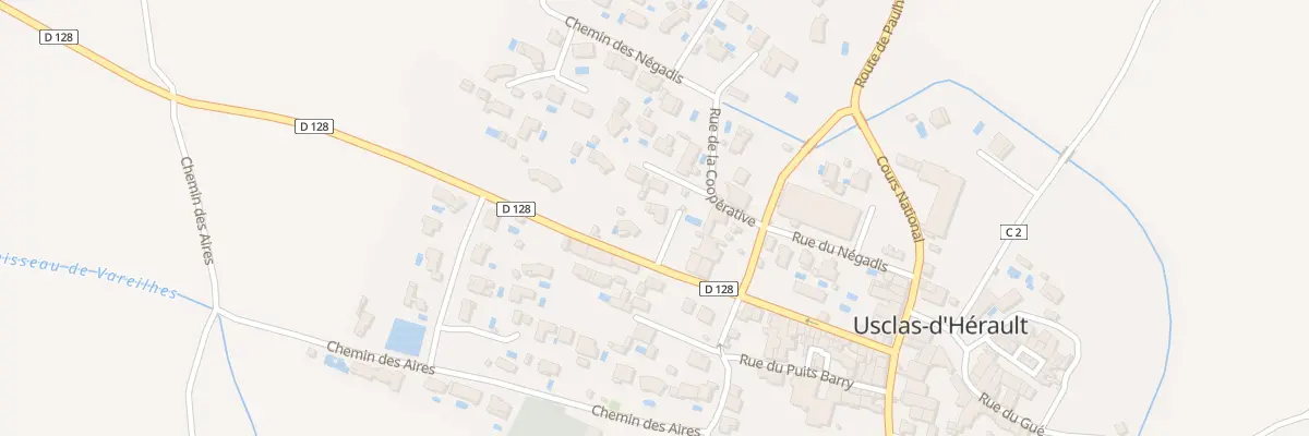 Plan du 5235F Rte d’Adissan à Usclas-d’Hérault
