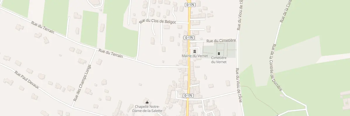 Plan du 4 Rue du Terrain au Vernet