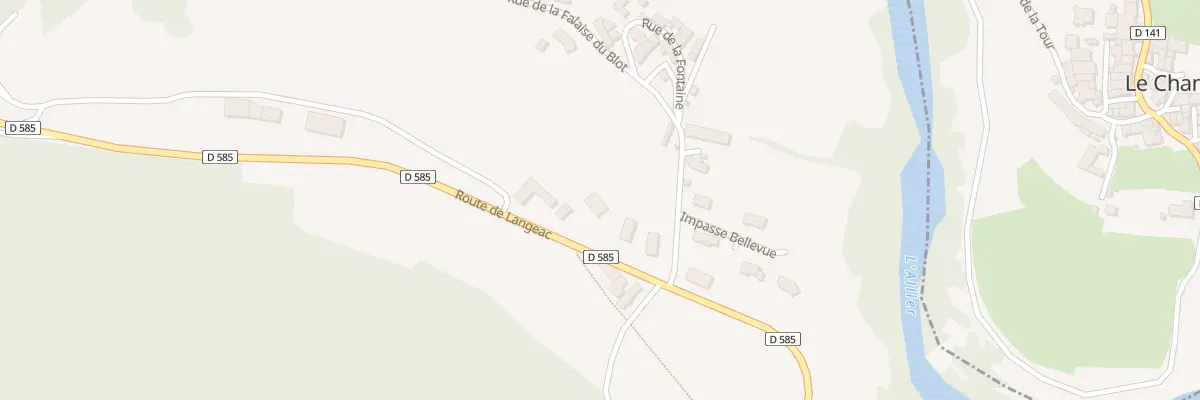 Plan du 5115 Peyrussette à Aubazat