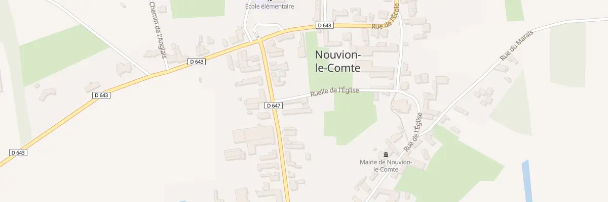 Plan du 20 Rue du Col Driant à Nouvion-le-Comte