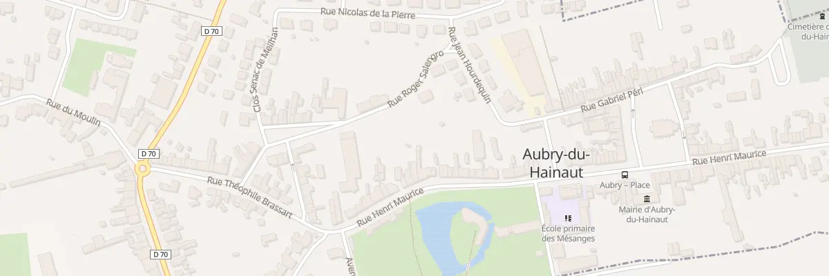 Plan du 100 Rue Henri Maurice à Aubry-du-Hainaut
