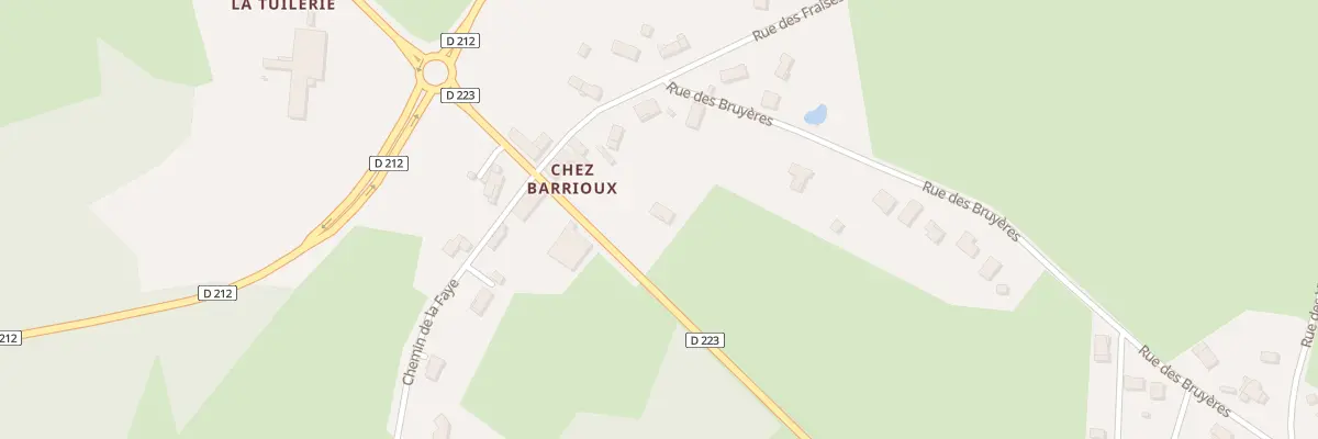 Plan du 9 Rte des Tuileries - Rd 223 à Bort-l’Étang