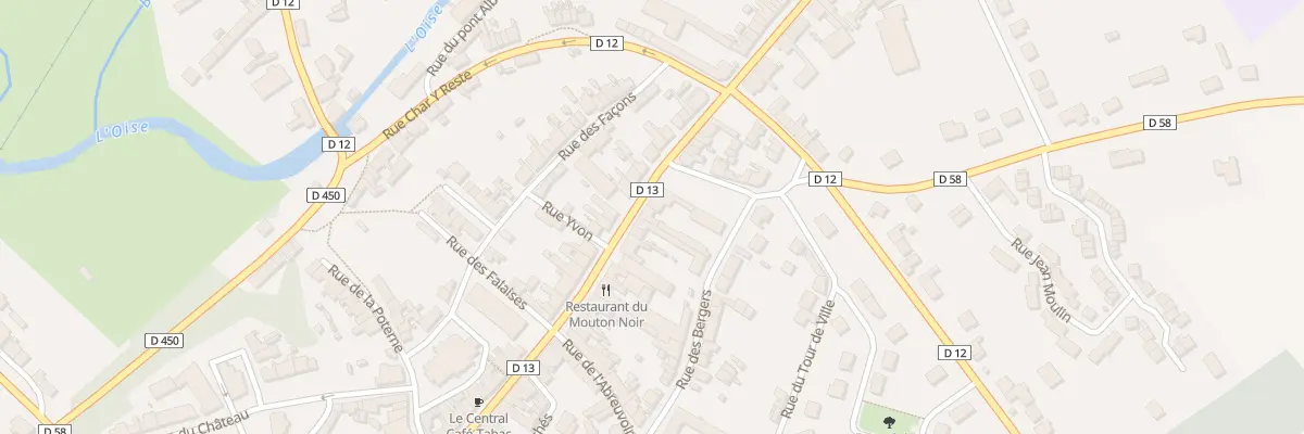Plan du 21 Rue Blondel à Ribemont