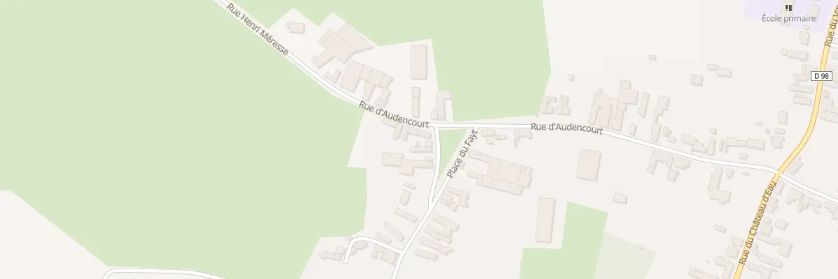 Plan du 2 Rue du Fayt à Troisvilles