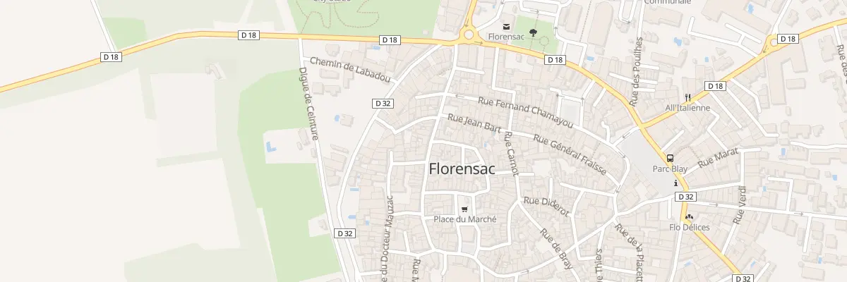 Plan du 24 Rue Docteur Corbin à Florensac