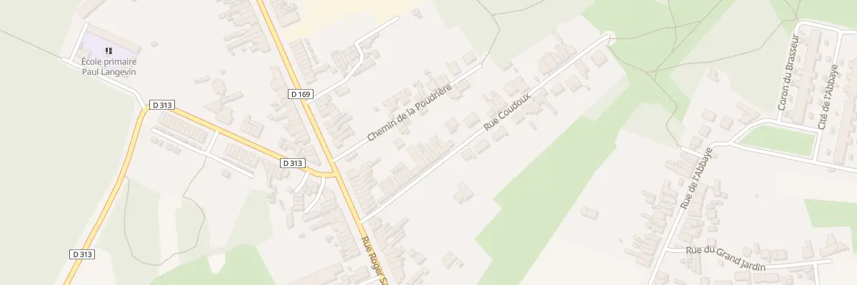 Plan du 99 Rue Coudoux à Raismes