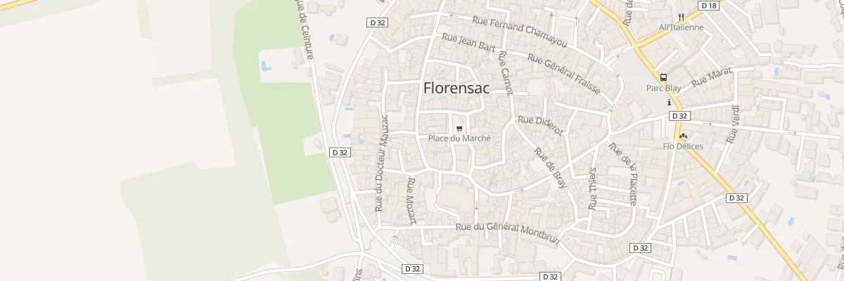 Plan du 41 Rue Docteur Corbin à Florensac