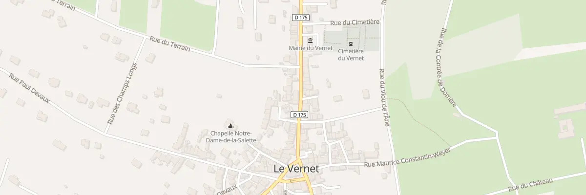 Plan du 19 Rue de Cusset au Vernet