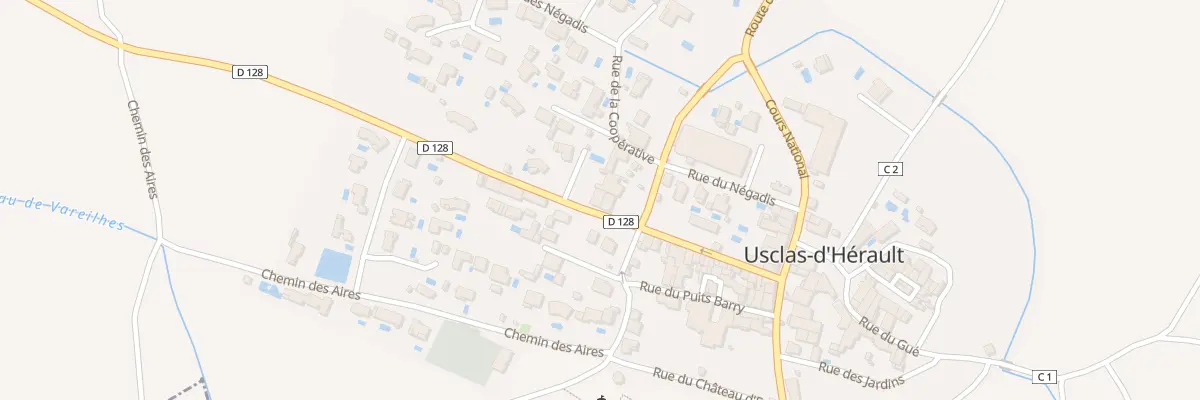 Plan du 4 Rte d’Adissan à Usclas-d’Hérault