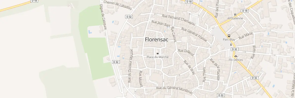 Plan du 35 Rue Docteur Corbin à Florensac