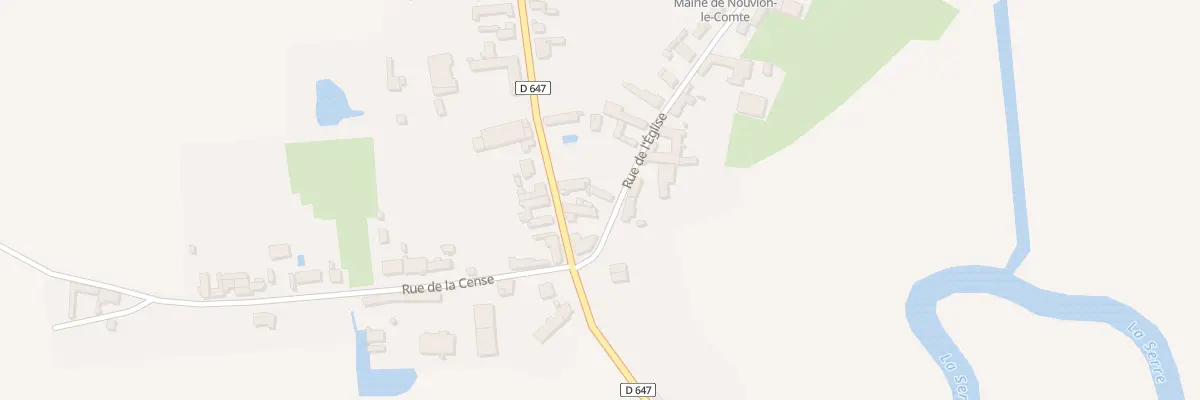 Plan du 3 Rue de l’Eglise à Nouvion-le-Comte