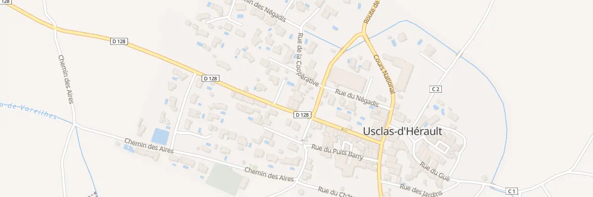 Plan du 3 Rue de la Cooperative à Usclas-d’Hérault