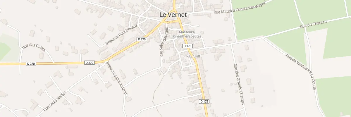 Plan du 2 Rue du Chasseur au Vernet