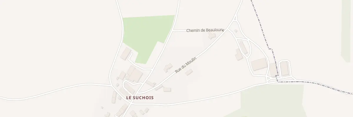 Plan du 5001 Rue du Moulin Le Suchois aux Hauts de Forterre