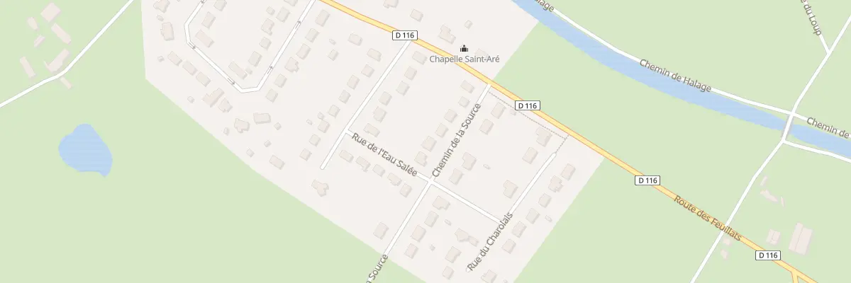 Plan du 9 Che de la Source à Decize