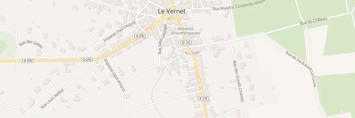 Plan du 26 Rue des Petits Prés au Vernet