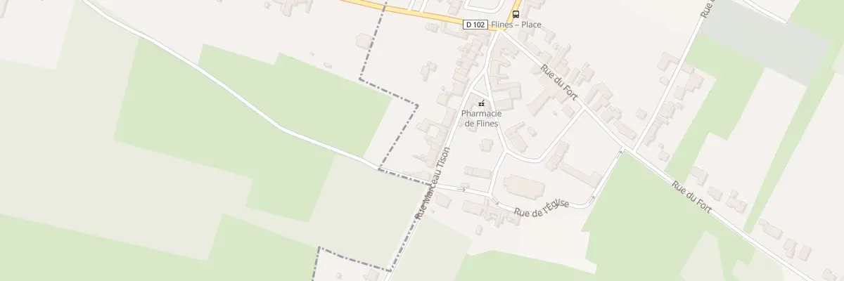 Plan du 28 Rue Marceau Tison à Flines-lès-Mortagne