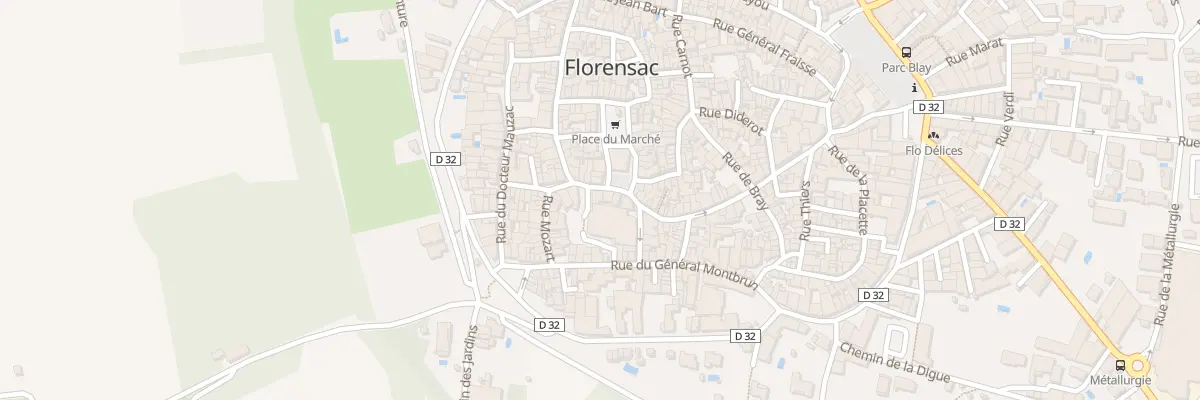 Plan du 5961 Rue Docteur Corbin à Florensac