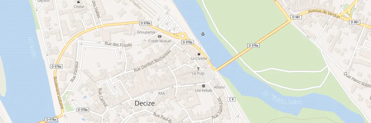 Plan du 2 Rue Griveau à Decize